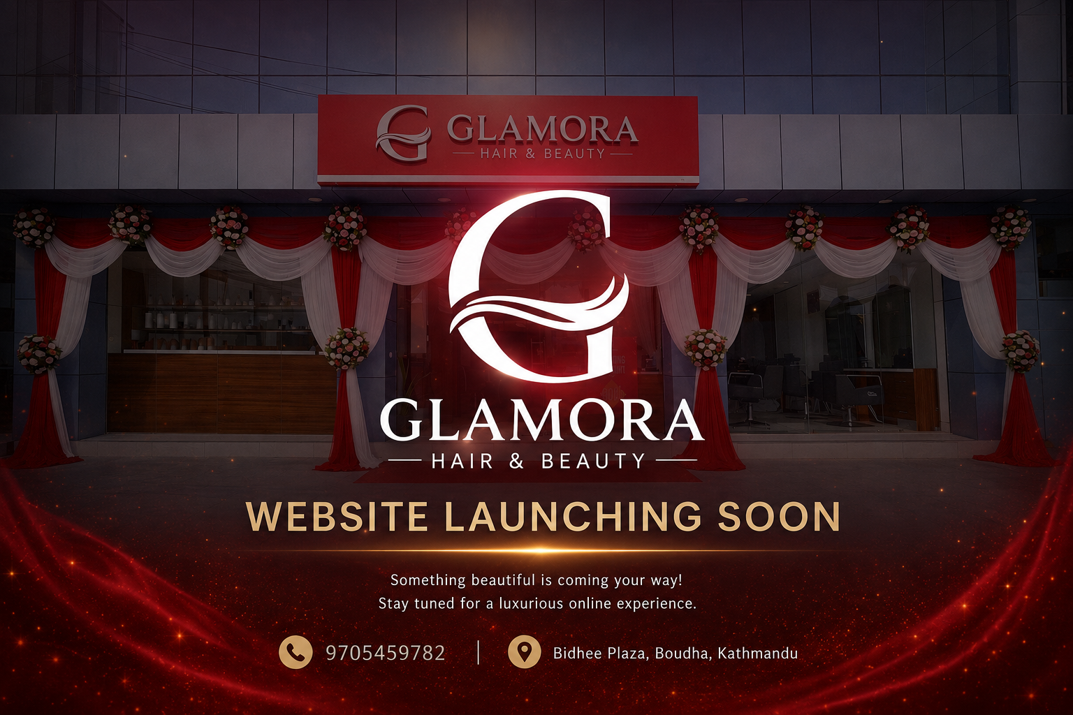 Glamora Hair & Beauty - Website Launching Soon